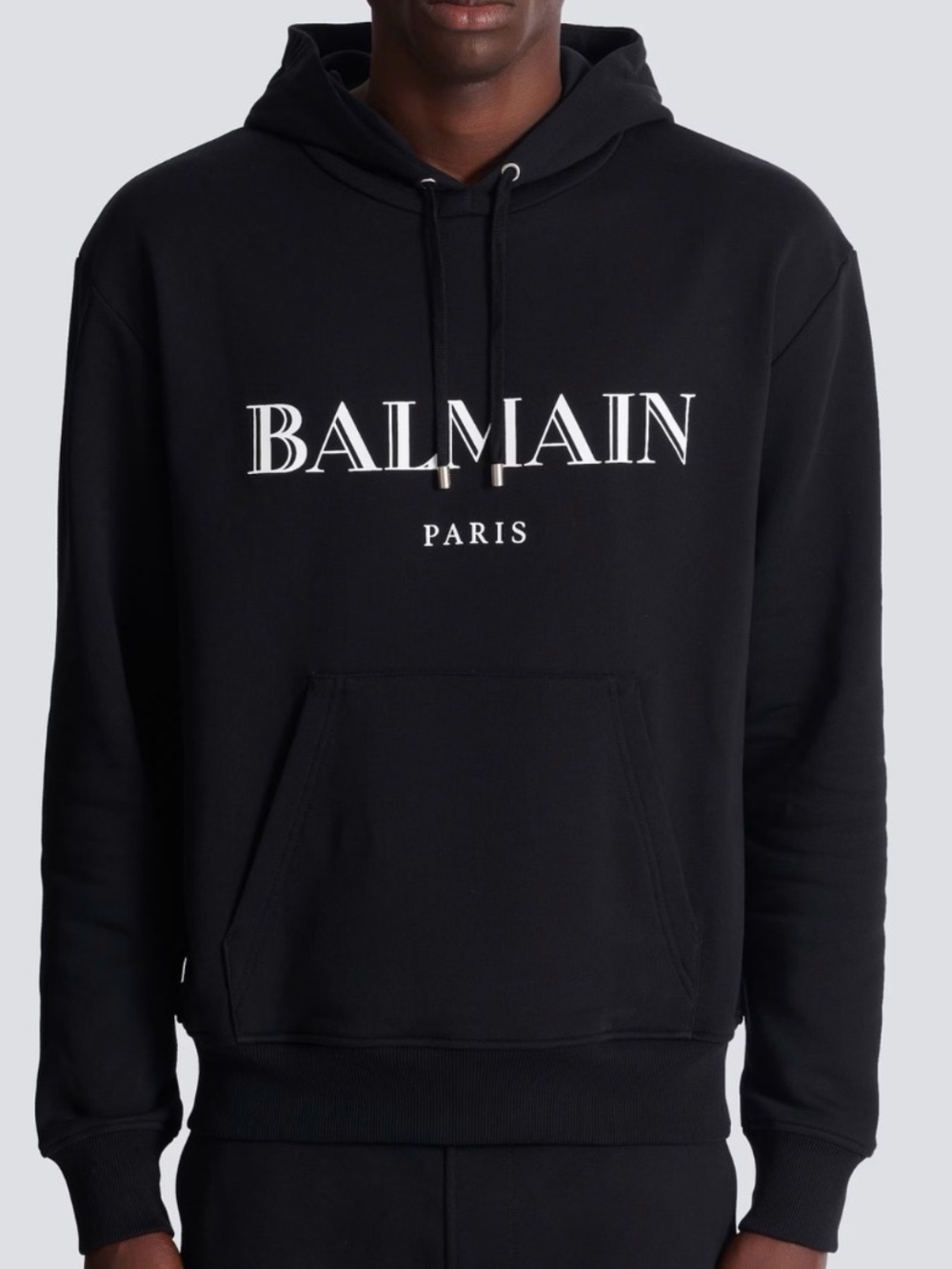 Balmain printed hoodie